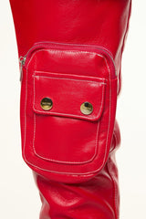 "FLOAT ON" CARGO FLAIR STACK LEATHER (RED)