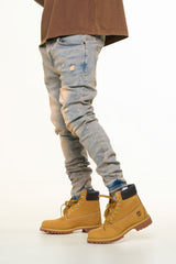 "STRESS FREE" SKINNY DENIM (MEDIUM BLUE)