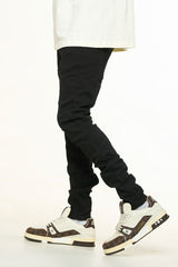 "ECLIPSE" SKINNY DENIM (JET BLACK)