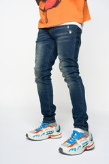 "RELIABLE" SKINNY DENIM (Navy)