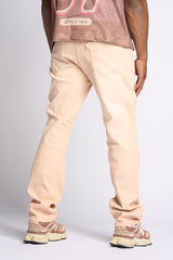 "TIMELINE" STRAIGHT FIT DENIM (CREAM)