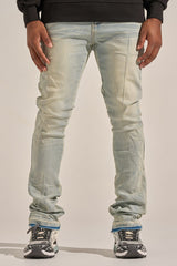 "ARISE" STACK DENIM (ICE BLUE)