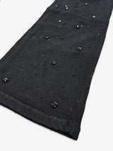Come Home Rhinestone Straight Leg DENIM (Jet Black)