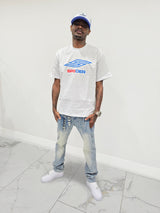 Come Home Rhinestone Straight Leg DENIM (Light Blue)
